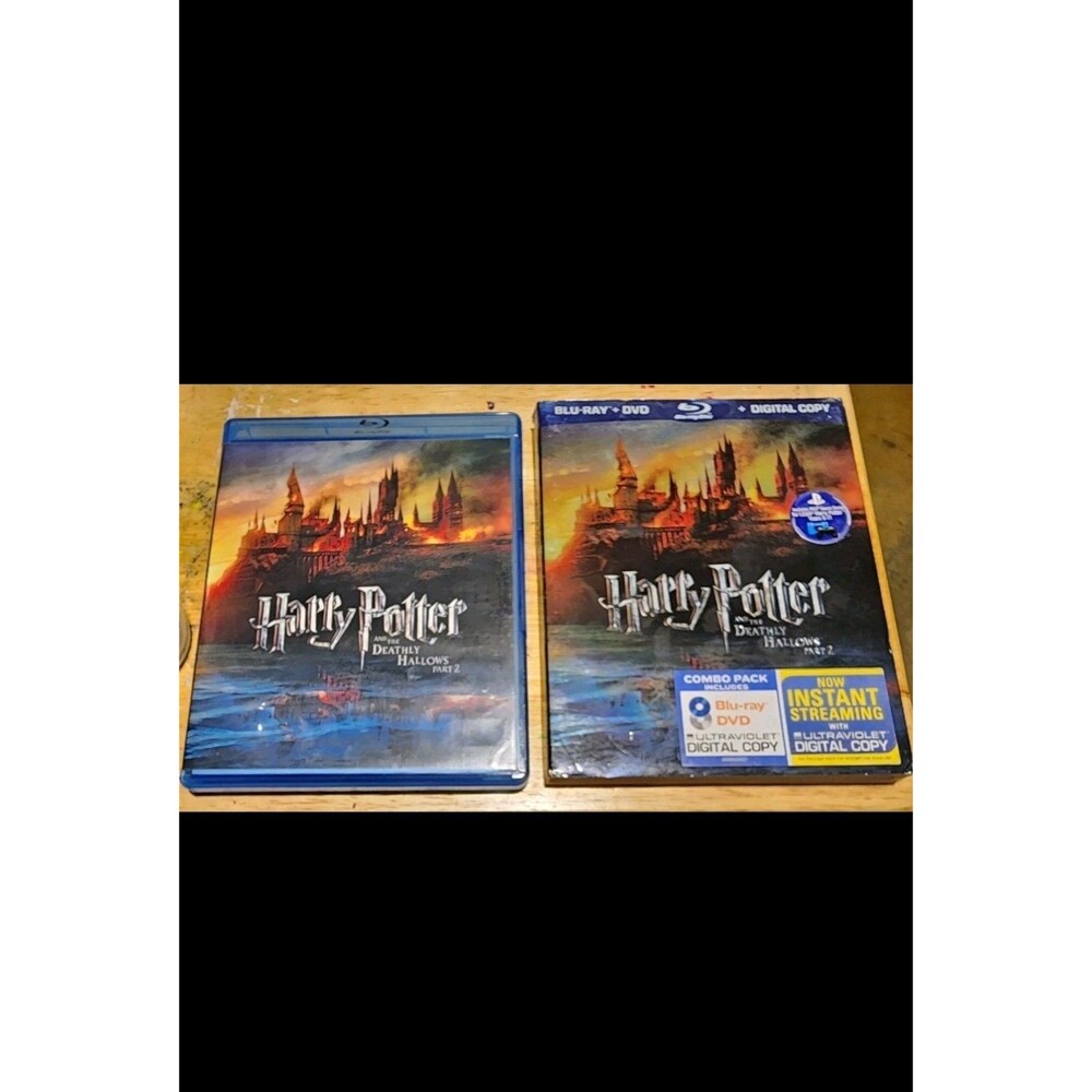 Harry Potter And The Deathly Hallows Part 2 4-Disc Blu-ray DVD Family Movie